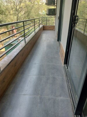 Balcony in 3 BHK Builder Floor at Sector 43 – for Rent
