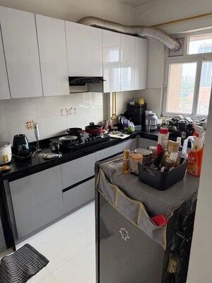 Kitchen in 2 BHK Apartment at Pacifica Hill Crest, Gachibowli – for Rent