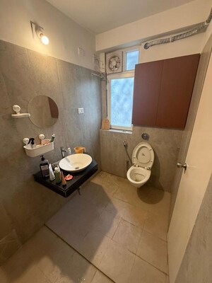 Bathroom in 2 BHK Apartment at Pacifica Hill Crest, Gachibowli – for Rent