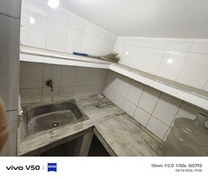 Kitchen in 1 RK Builder Floor at East Of Kailash – for Rent