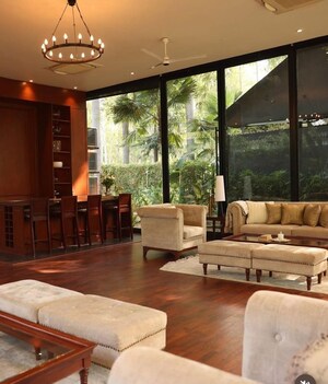 Living Room in 5 BHK Villa at Asola – for Rent