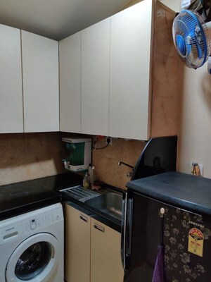 Kitchen in 1 BHK Apartment at Shiv Sagar CHS Worli, Worli – for Rent