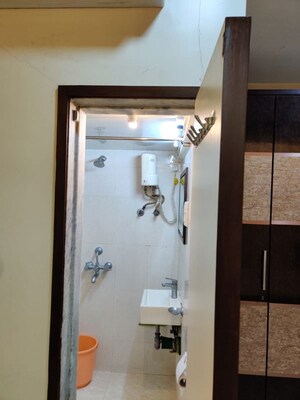 Bathroom in 1 BHK Apartment at Shiv Sagar CHS Worli, Worli – for Rent