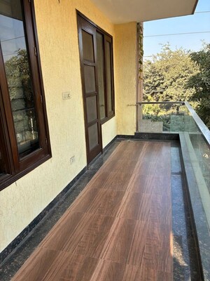 Balcony in 3 BHK Builder Floor at Ansal API Esencia, Sector 67 – for Rent