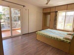 Master Bedroom in 3 BHK Apartment at Nyati Wind Chimes, Undri – for Rent