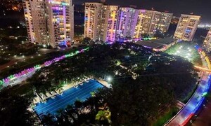 Swimming Pool in 2 BHK Apartment at Prestige Shantiniketan, Whitefield – for Rent