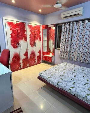 Bedroom in 3 BHK Apartment at Kalpa Taru Siddhachal III, Vasant Vihar – for Rent