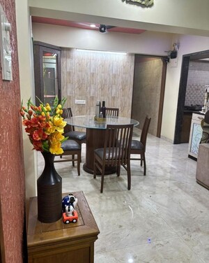 Living Room in 3 BHK Apartment at Kalpa Taru Siddhachal III, Vasant Vihar – for Rent
