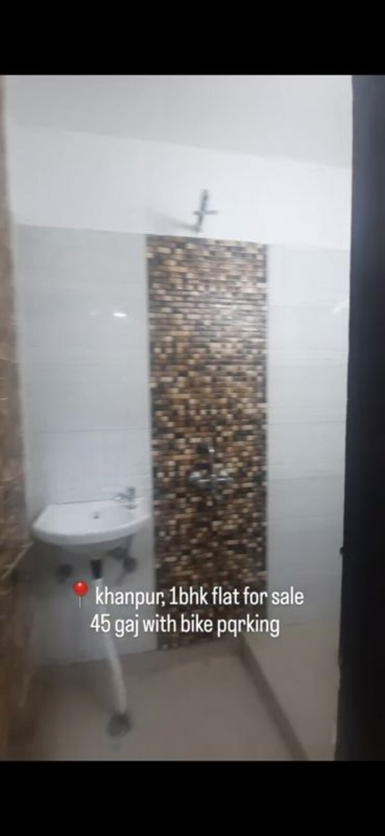 Bathroom, khanpur 1 Bedroom 45 Sq.Yd. Builder Floor In Khanpur Delhi 10366144