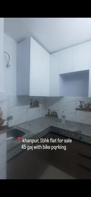 Bathroom in 1 BHK Builder Floor at Khanpur – for Sale
