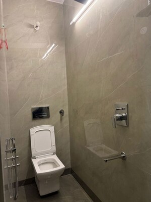 Bathroom in 1 BHK Builder Floor at Tagore Garden Extension – for Rent