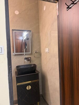 Bathroom in 1 BHK Builder Floor at Tagore Garden Extension – for Rent