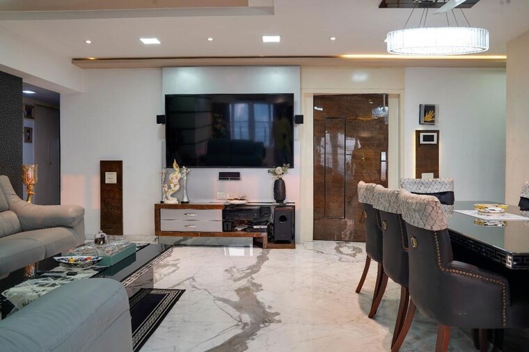 Living Room, k-raheja-artesia 4 Bedroom 3900 Sq.Ft. Apartment In Worli Mumbai 10366174