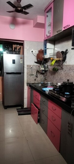 Kitchen in 1 BHK Builder Floor at Shilphata – for Rent