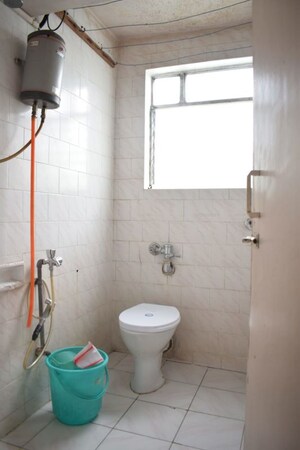 Bathroom in 2 BHK Apartment at Vanaz Corner, Kothrud – for Rent
