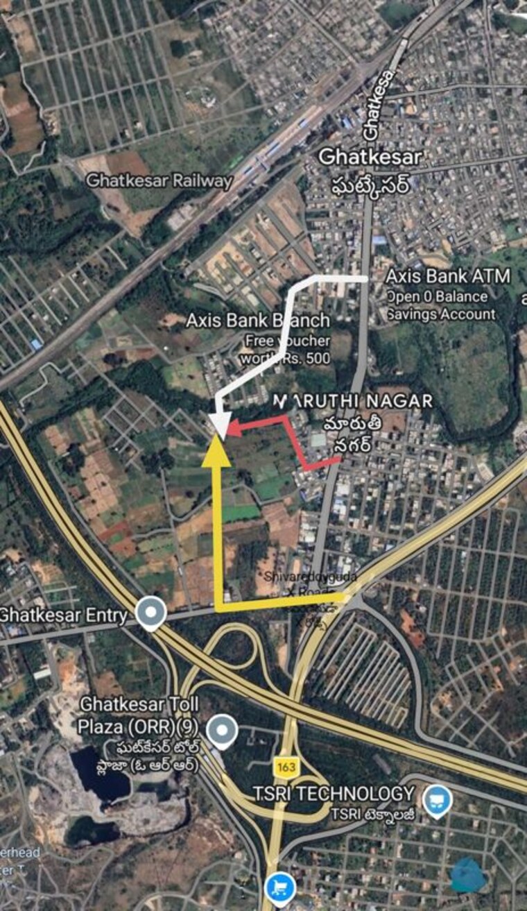 Map Location, ghatkesar  200 Sq.Yd. Plot In Ghatkesar Hyderabad 10366103