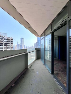 Balcony in 3 BHK Apartment at Omkar 1973, Worli – for Rent