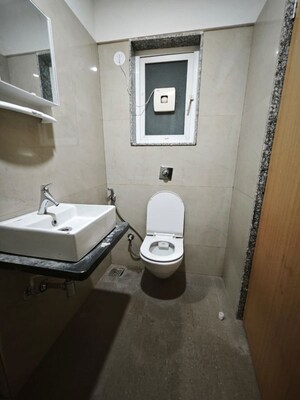 Bathroom in 2 BHK Apartment at Vaibhav Queens Park, Chembur – for Rent
