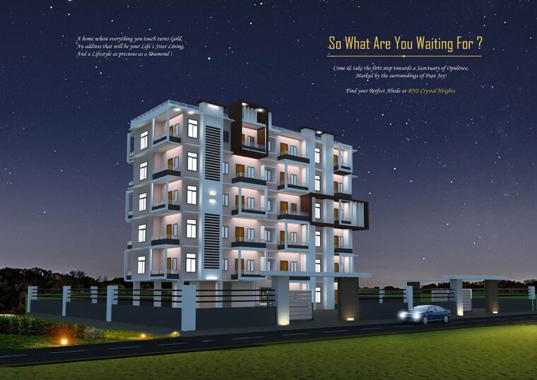 Exterior View, six mile 3 Bedroom 1222 Sq.Ft. Apartment In Six Mile Guwahati 10366342