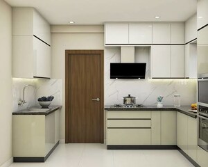 Kitchen in 3 BHK Apartment at M3M Trump Tower, Sector 65 – for Rent