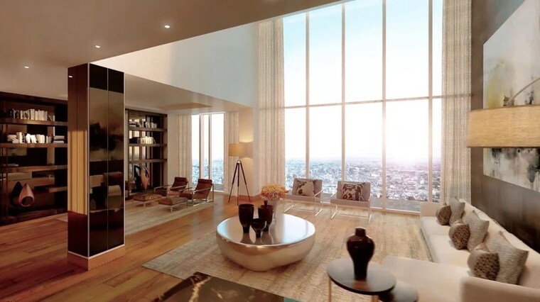 Living Room, m3m-trump-tower 3 Bedroom 3550 Sq.Ft. Apartment In Sector 65 Gurgaon 10366339