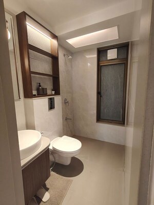 Bathroom in 2 BHK Apartment at Sandesh Nagar – for Sale