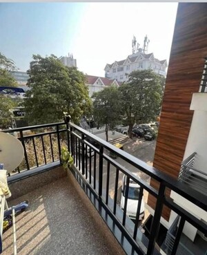 Balcony in 3 BHK Apartment at Huda HBC Society, Sector 9 – for Rent