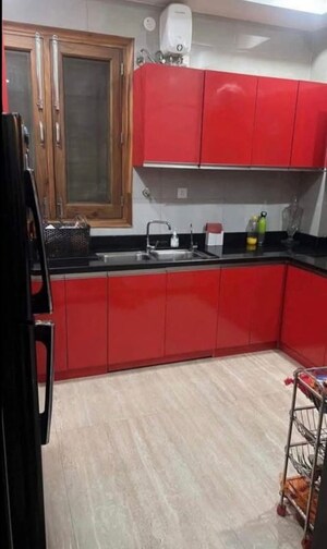 Kitchen in 3 BHK Apartment at Huda HBC Society, Sector 9 – for Rent