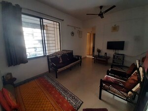 Living Room in 2 BHK Apartment at Goel Ganga Gyanganga, Rahatani – for Rent