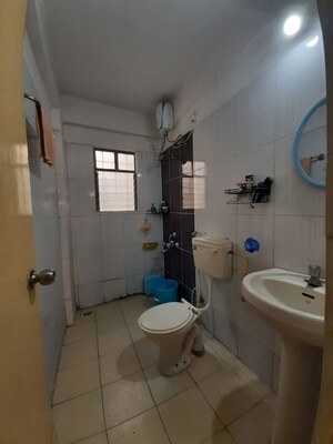 Bathroom in 2 BHK Apartment at Goel Ganga Gyanganga, Rahatani – for Rent