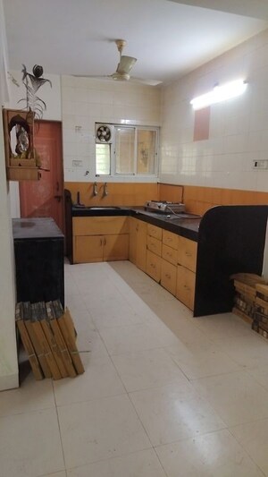 Kitchen in 3 BHK Apartment at Yash Sankul, Pimple Saudagar – for Rent