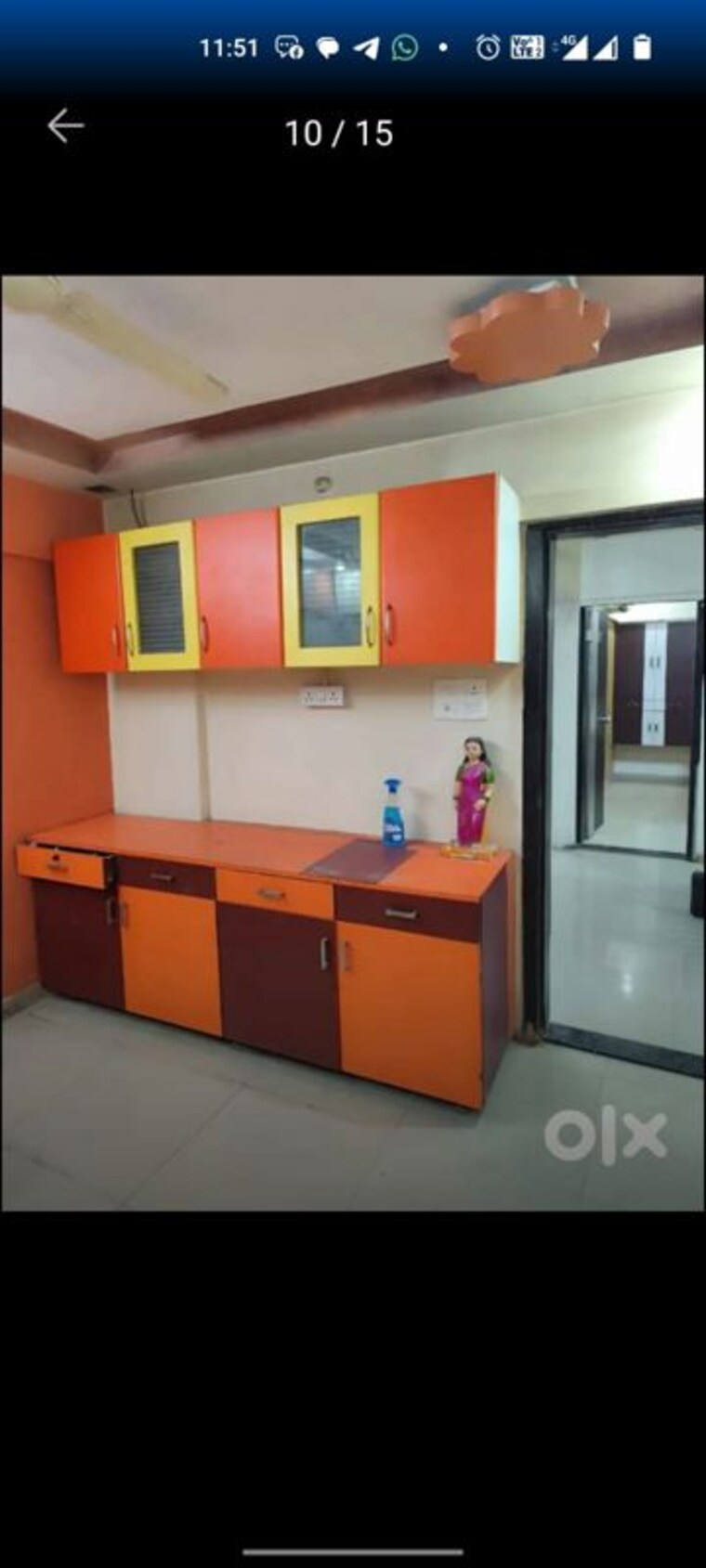 Kitchen, ganadhish-empire-chsl 2 Bedroom 1100 Sq.Ft. Apartment In Pimple Saudagar Pune 10347100