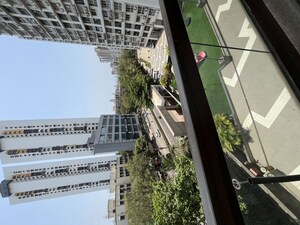 Balcony in 2.5 BHK Apartment at Gundecha Trillium, Kandivali East – for Rent