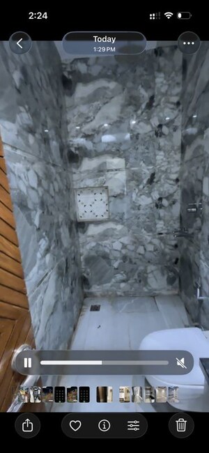 Bathroom in 2 BHK Builder Floor at Lajpat Nagar I – for Rent