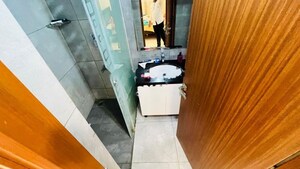 Staircase in 2.5 BHK Apartment at Aparna Sarovar Zenith, Nallagandla – for Rent