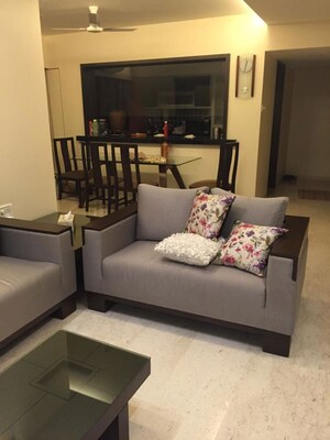 Living Room in 3 BHK Apartment at Kasmat Residency, Chembur – for Rent