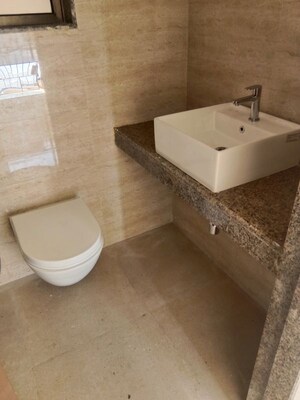 Bathroom in 2 BHK Apartment at Sunteck Maxxworld 2, Naigaon East – for Rent