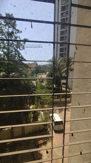 Balcony in 1 RK Apartment at Vasant Valley Complex, Malad East – for Rent