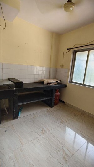 Kitchen in 1 RK Apartment at Vasant Valley Complex, Malad East – for Rent