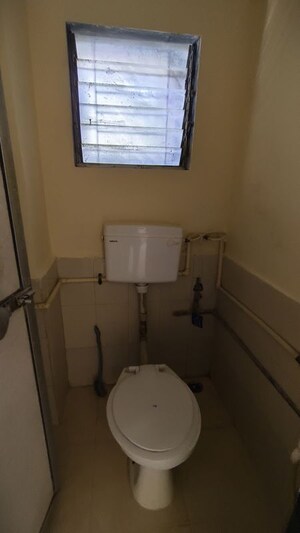 Bathroom in 1 RK Apartment at Vasant Valley Complex, Malad East – for Rent