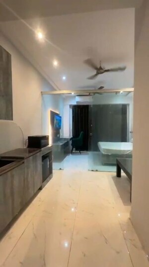 Kitchen in Studio Apartment at Gaur City Center, Sector 4 Greater Noida – for Rent