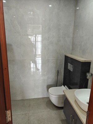 Attached Bathroom in 3 BHK Builder Floor at Sushant Lok I – for Rent