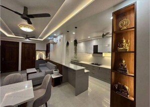 Kitchen in 5 BHK Villa at Gomti Nagar – for Rent