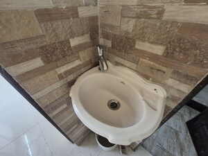 Bathroom in 2 BHK Apartment at Platinum Om Sai Shrushti, Ulwe – for Rent