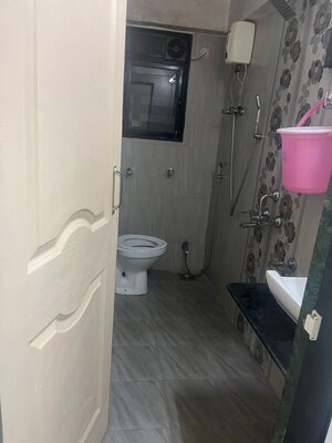 Bathroom in 3 BHK Apartment at Vaibhavlaxmi Stella Sapphire, Chembur – for Rent