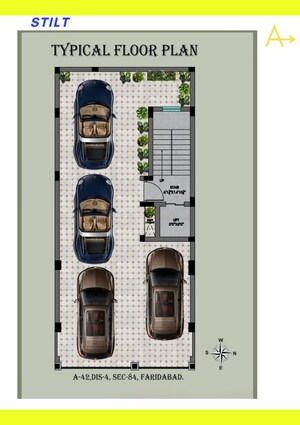Floor Plan in 2.5 BHK Builder Floor at Sector 87 – for Sale