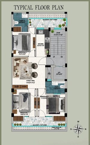2.5 BHK Builder Floor For Sale in Sector 87