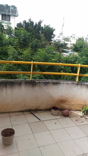 Balcony in 2 BHK Apartment at Bhusari Colony – for Rent