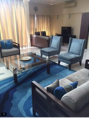 Living Room in 5 BHK Apartment at DSK Durgamata Towers, Cuffe Parade – for Rent