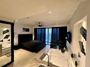 Living Room in Studio Apartment at M3M My Den, Sector 67 – for Rent